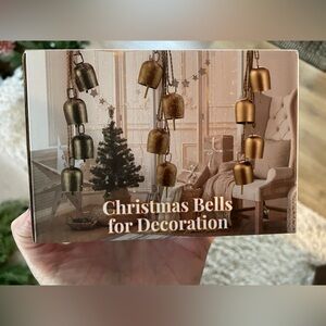 Festive Gold Hanging Bells for Holiday Decor